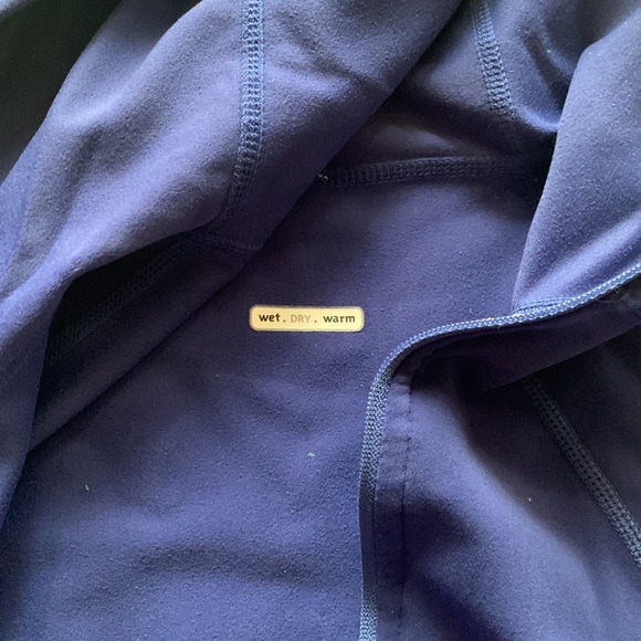 🍋Lululemon retro Wet Dry Warm 1/2 zip Hoody size 8 - Picture 2 of 8